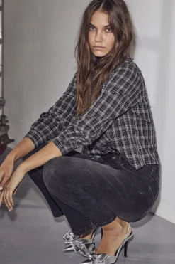 Haute L'Amitié Lami Crop String Tie Jeans HL10064< Bukser, Jeans & Leggings