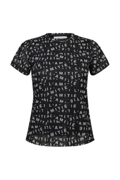 L'Amitié Mesh Logo Tee HL10127*Haute L'Amitié Outlet