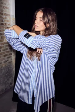Lark Mix Stripe Shirt HL10480*Haute L'Amitié