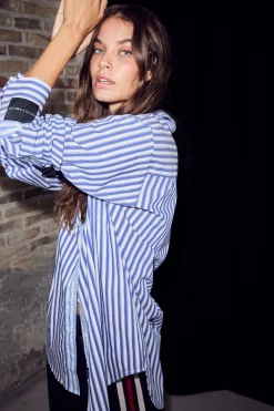 Lark Mix Stripe Shirt HL10480*Haute L'Amitié