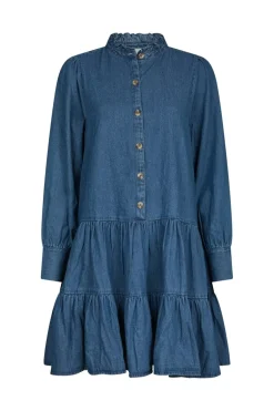 Neo Noir Latifana Denim Dress 166987< Kjoler|Ammevenligt Tøj
