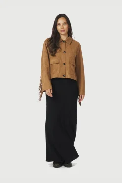 Lauron Faux Suede Jacket 165915*Neo Noir Discount