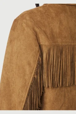 Lauron Faux Suede Jacket 165915*Neo Noir Discount