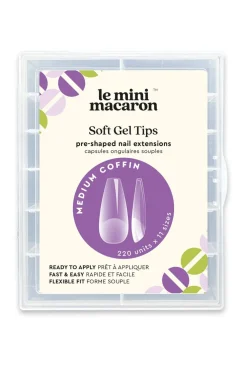Le Mini Macaron Le Gel Nail Tips (220 Stk) GNT004< Negle Ting