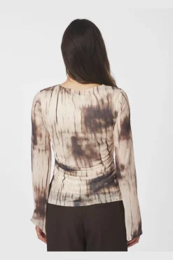 Lenida Faded Mesh Blouse 167053*Neo Noir Sale