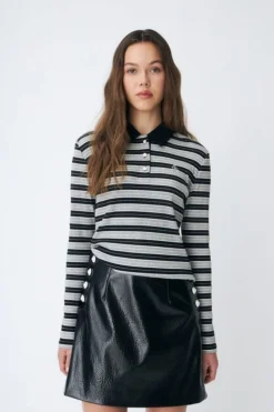 Leslie Polo Blouse C570*Cras Online