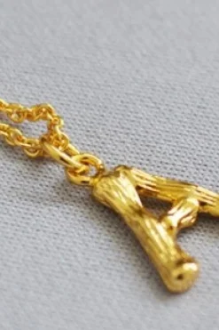 Letter Rustik Necklace*Mellow Moon Discount