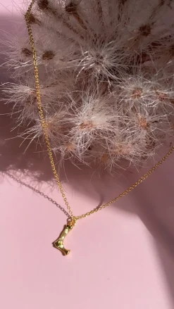 Letter Rustik Necklace*Mellow Moon Discount