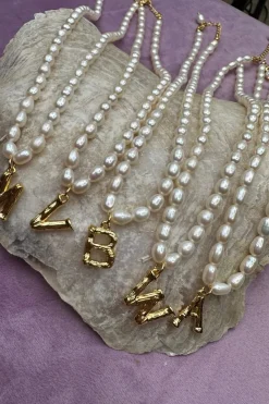 Lilli Letter Necklace*Mellow Moon Sale