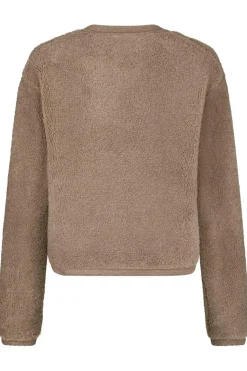 Neo Noir Limo Fluffy Knit Cardigan 161963< Cardigans|Ammevenligt Tøj