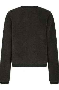 Limo Fluffy Knit Cardigan 161963*Neo Noir Outlet