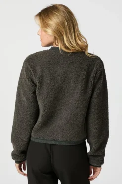 Limo Fluffy Knit Cardigan 161963*Neo Noir Outlet