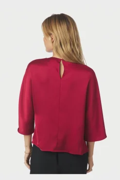 Liora Heavy Sateen Blouse 165567*Neo Noir