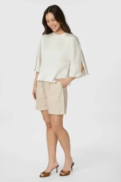 Neo Noir Liora Heavy Sateen Blouse 165567< Bluser & Skjorter