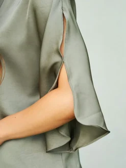 Neo Noir Liora Heavy Sateen Blouse 165567< Bluser & Skjorter