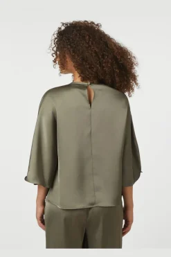 Neo Noir Liora Heavy Sateen Blouse 165567< Bluser & Skjorter