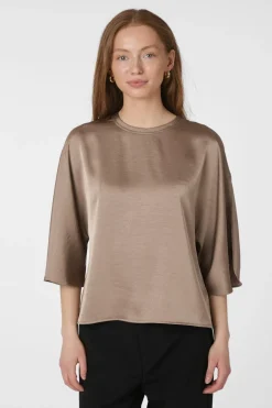 Neo Noir Liora Heavy Sateen Blouse 165567< Bluser & Skjorter