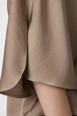 Neo Noir Liora Heavy Sateen Blouse 165567< Bluser & Skjorter