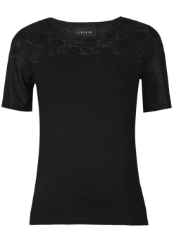Liberte Lisa Ss Lace Blouse 2 22276< Bluser & Skjorter