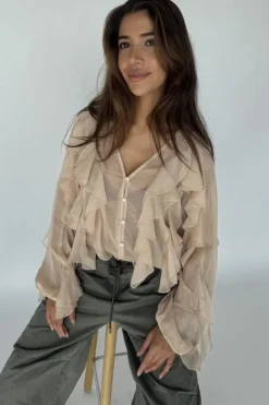 Continue Lissa Flounce B 14997< Bluser & Skjorter