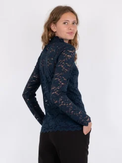 Neo Noir Liza Laceflower Blouse< Bluser & Skjorter