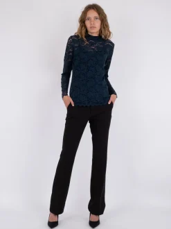 Neo Noir Liza Laceflower Blouse< Bluser & Skjorter