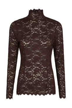 Neo Noir Liza Laceflower Blouse 161473< Bluser & Skjorter