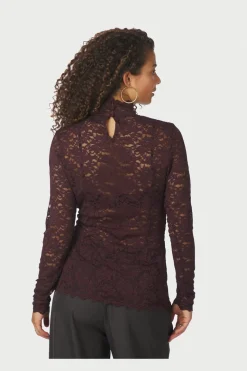 Neo Noir Liza Laceflower Blouse 161473< Bluser & Skjorter