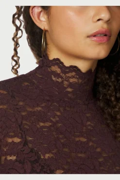 Neo Noir Liza Laceflower Blouse 161473< Bluser & Skjorter