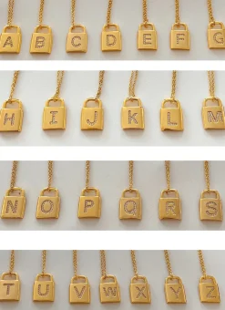 Lock Letters Halskæde*EMM Copenhagen Outlet