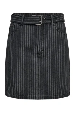 Haute L'Amitié Lou Stripe Belt Skirt HL10174< Nederdele