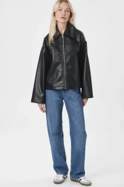 Neo Noir Lunara Collar Stitch Jacket 165668< Overtøj & Jakker