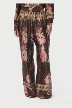 Neo Noir Lunet Botanical Border Pants 167030< Sæt 🛍️|Bukser, Jeans & Leggings