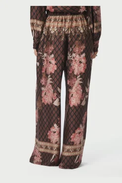 Neo Noir Lunet Botanical Border Pants 167030< Sæt 🛍️|Bukser, Jeans & Leggings