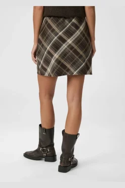 Neo Noir Lunna Check Skirt 165705< Nederdele