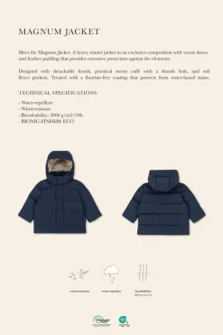 Konges Sløjd Magnum Down Jacket Print Grs Ks103508<Børn Overtøj