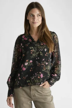 Mahra Flower Print Blouse*Neo Noir Online