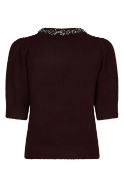 Neo Noir Maia Stone Knit Blouse 162914< Strik|Bluser & Skjorter