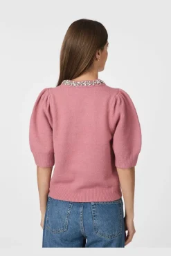 Neo Noir Maia Stone Knit Blouse 162914< Strik|Bluser & Skjorter