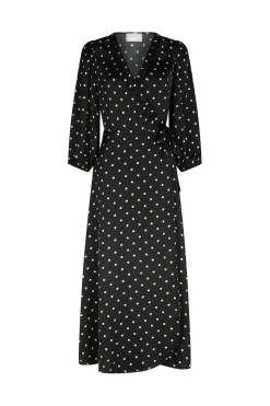 Neo Noir Malinga Dot Dress 165909< Kjoler