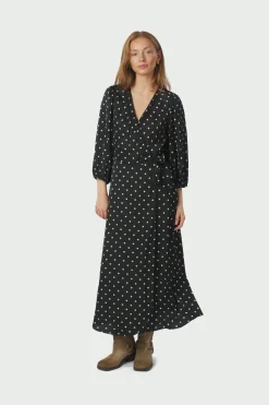Neo Noir Malinga Dot Dress 165909< Kjoler
