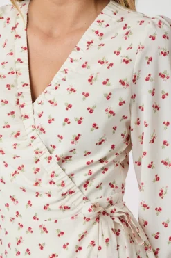 Neo Noir Malinga Simple Flower Dress 165409< Kjoler