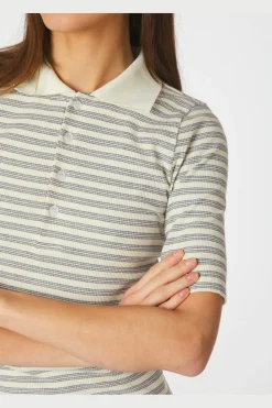 Neo Noir Manama Stripe Blouse 165287< Bluser & Skjorter