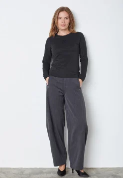 Co´Couture Mannycc Lurex Emb L/S Tee 33210< Bluser & Skjorter