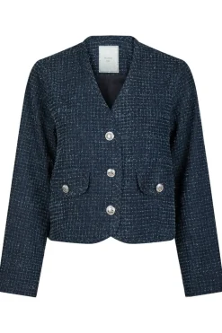 Neo Noir Manua Denim Structure Jacket 164145< Overtøj & Jakker