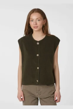 Mariko Teddy Vest 164594*Neo Noir