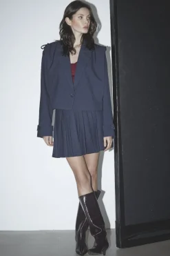 Co´Couture Marincc Plissé Skirt 34207< Sæt 🛍️|Nederdele