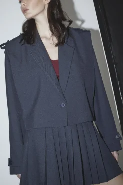 Co´Couture Marincc Plissé Skirt 34207< Sæt 🛍️|Nederdele