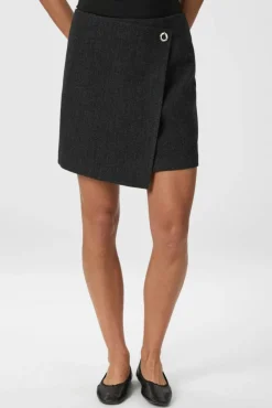 Neo Noir Marisi Herringbone Skirt 165687< Sæt 🛍️|Nederdele