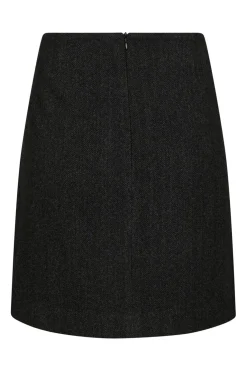 Neo Noir Marisi Herringbone Skirt 165687< Sæt 🛍️|Nederdele